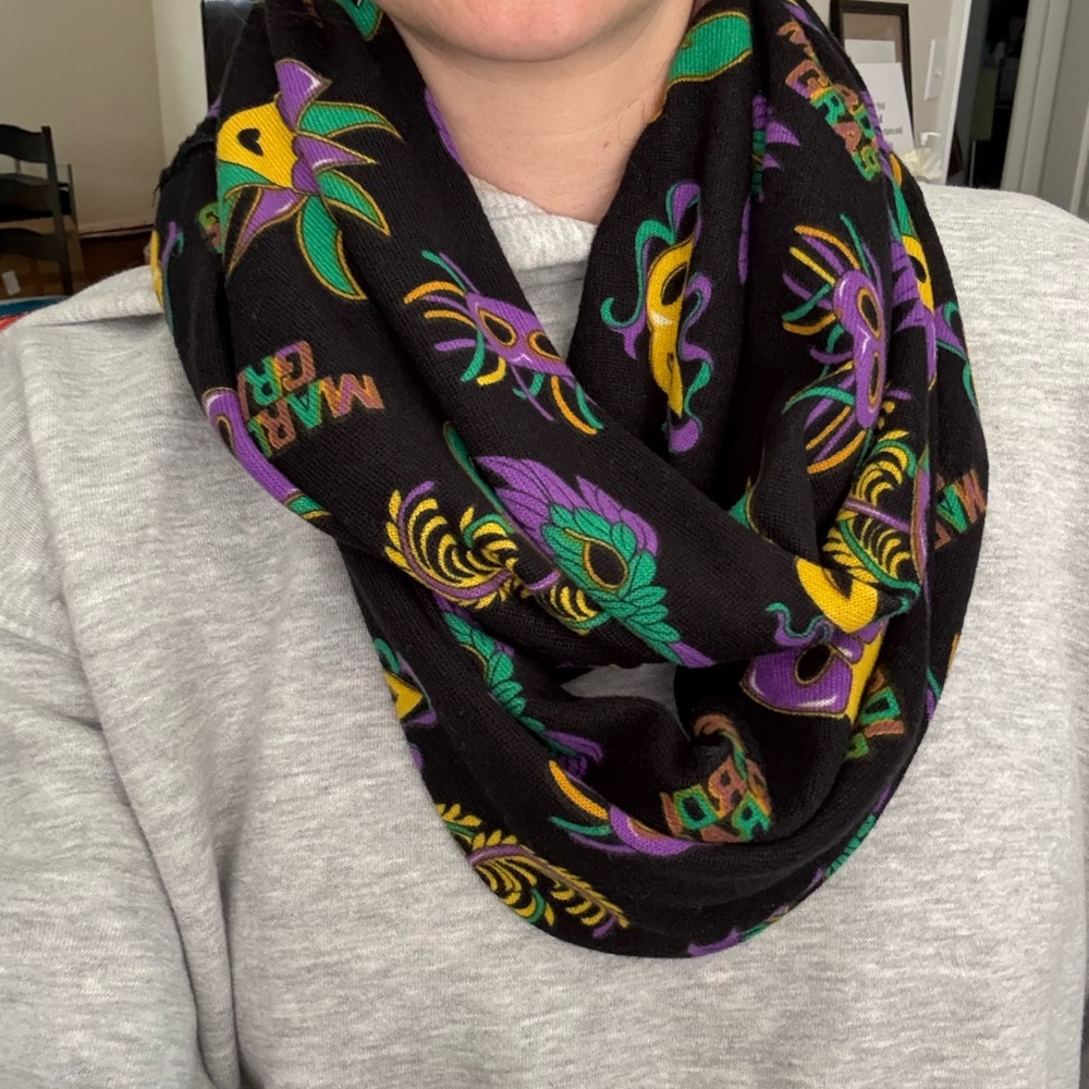 Mardi Gras Infinity Scarf